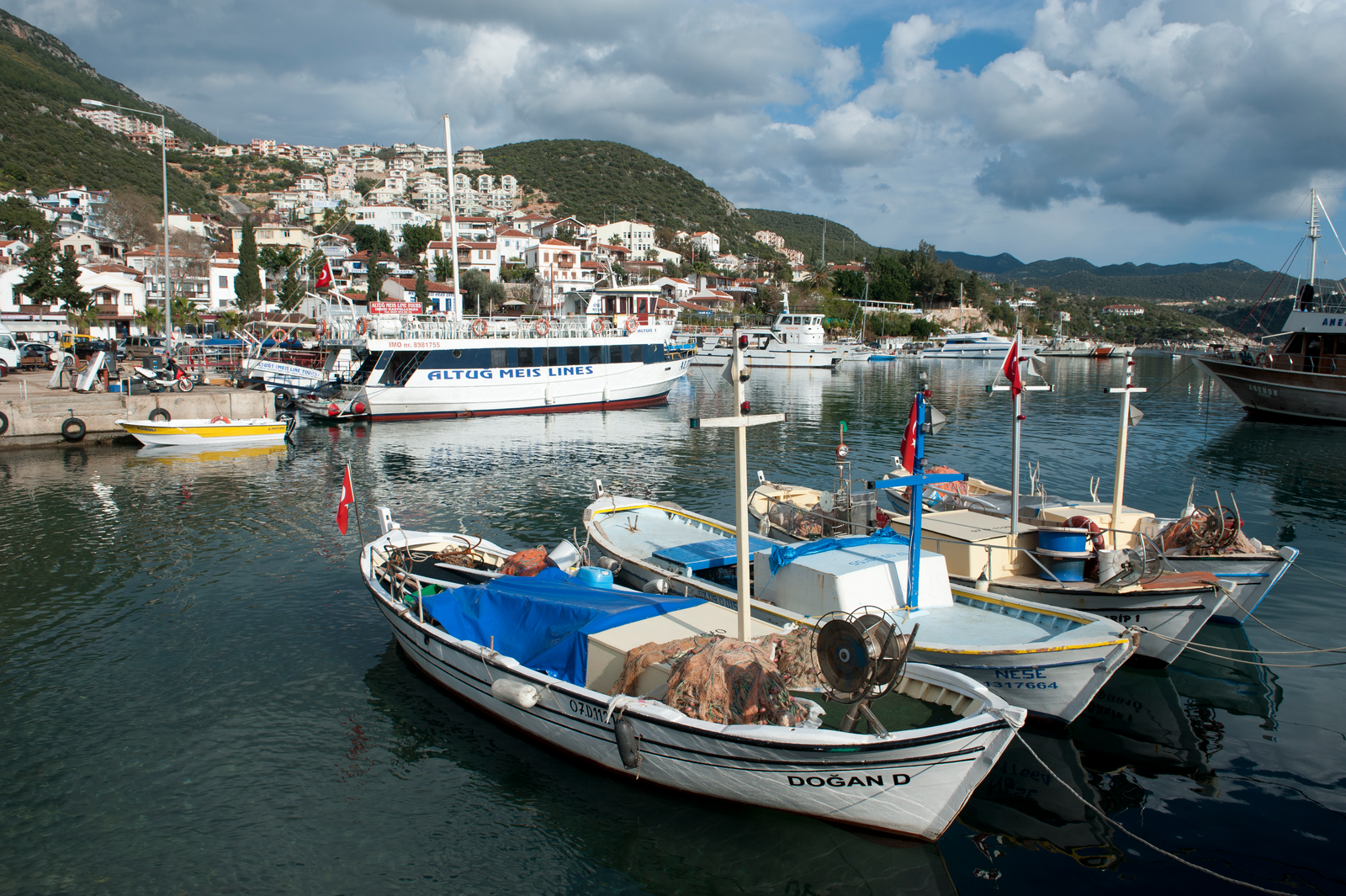 Kaş harbour on the Antalya coast